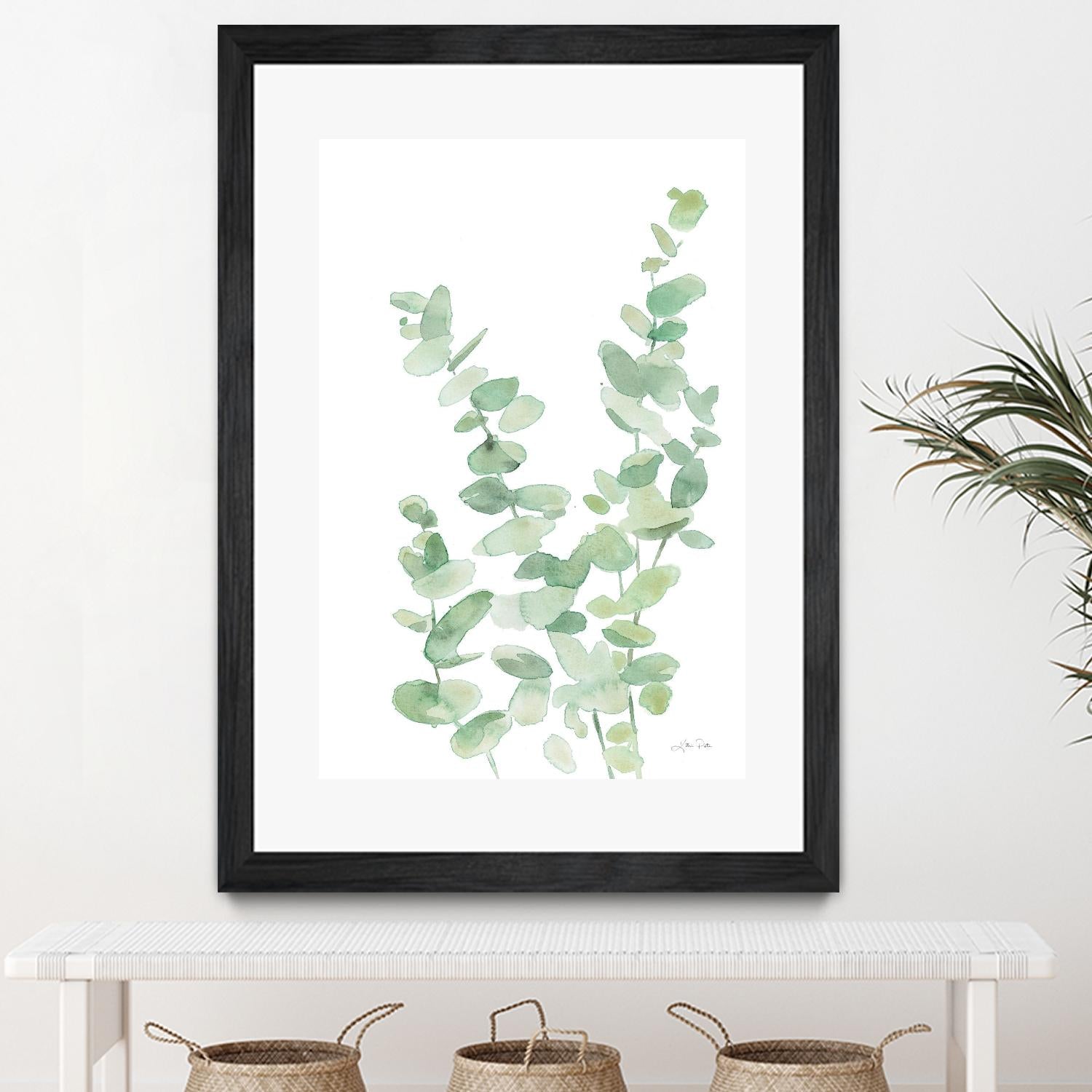 Eucalyptus II by Katrina Pete on GIANT ART - green botanical eucalyptus plants