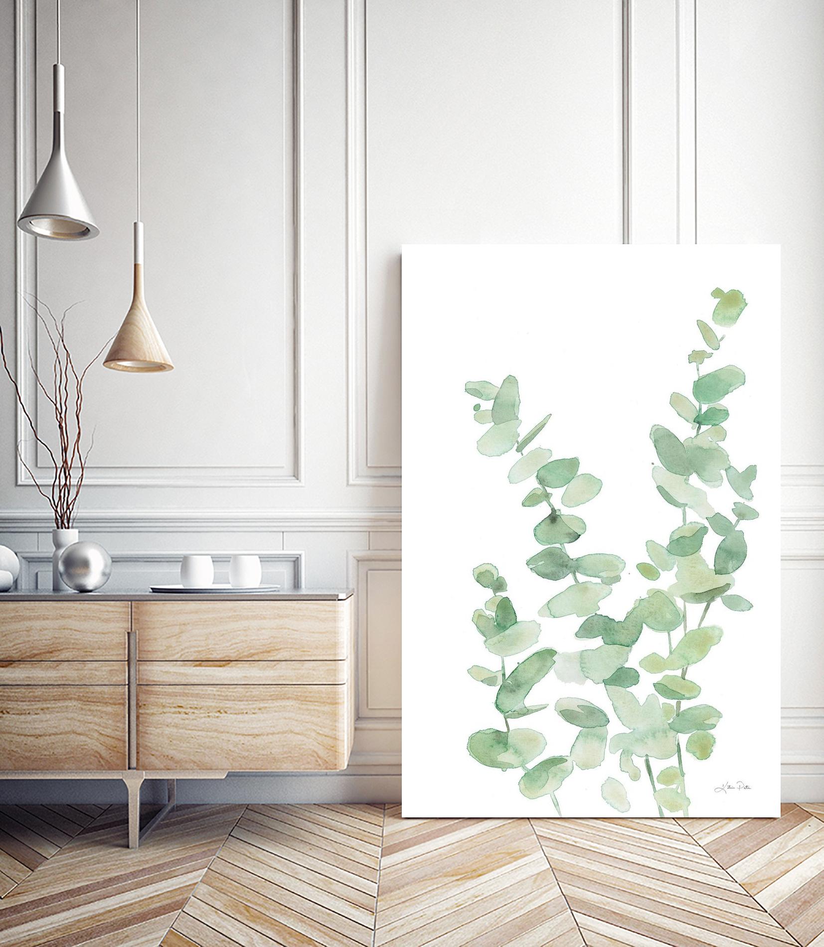 Eucalyptus II by Katrina Pete on GIANT ART - green botanical eucalyptus plants