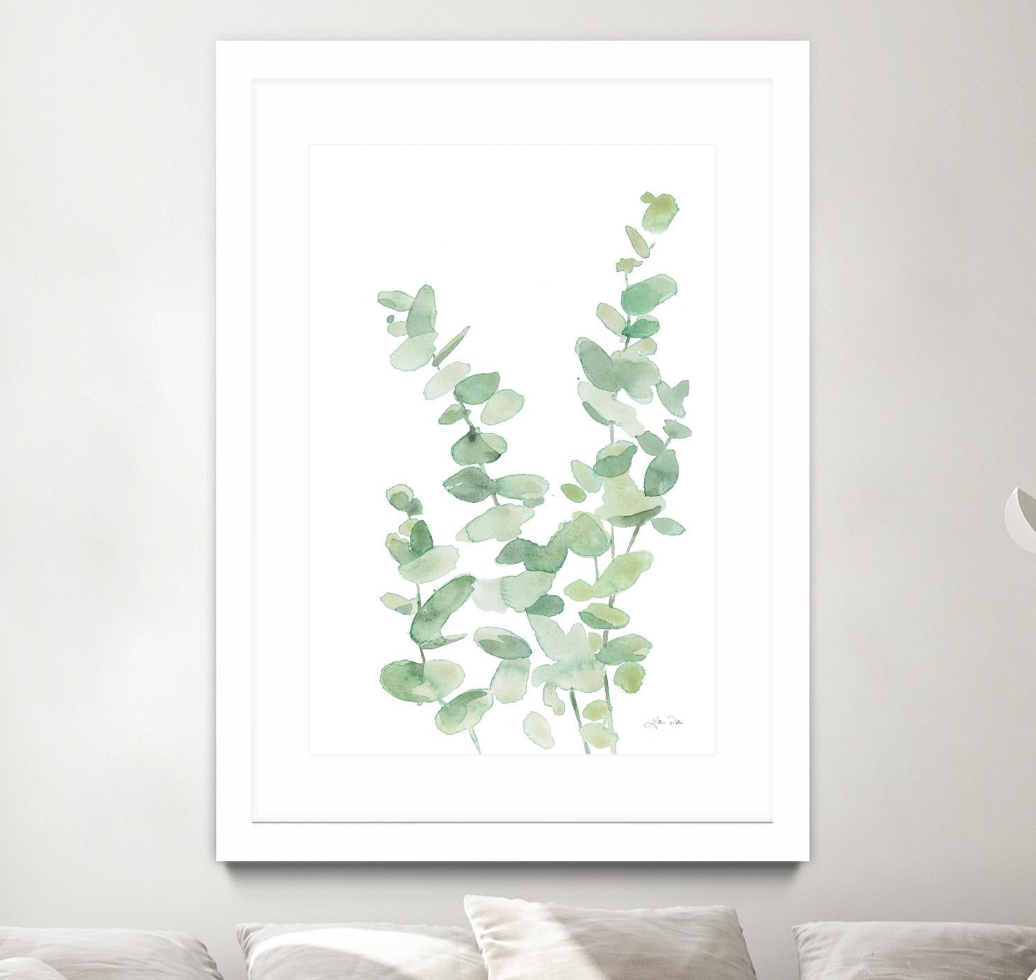Eucalyptus II by Katrina Pete on GIANT ART - green botanical eucalyptus plants