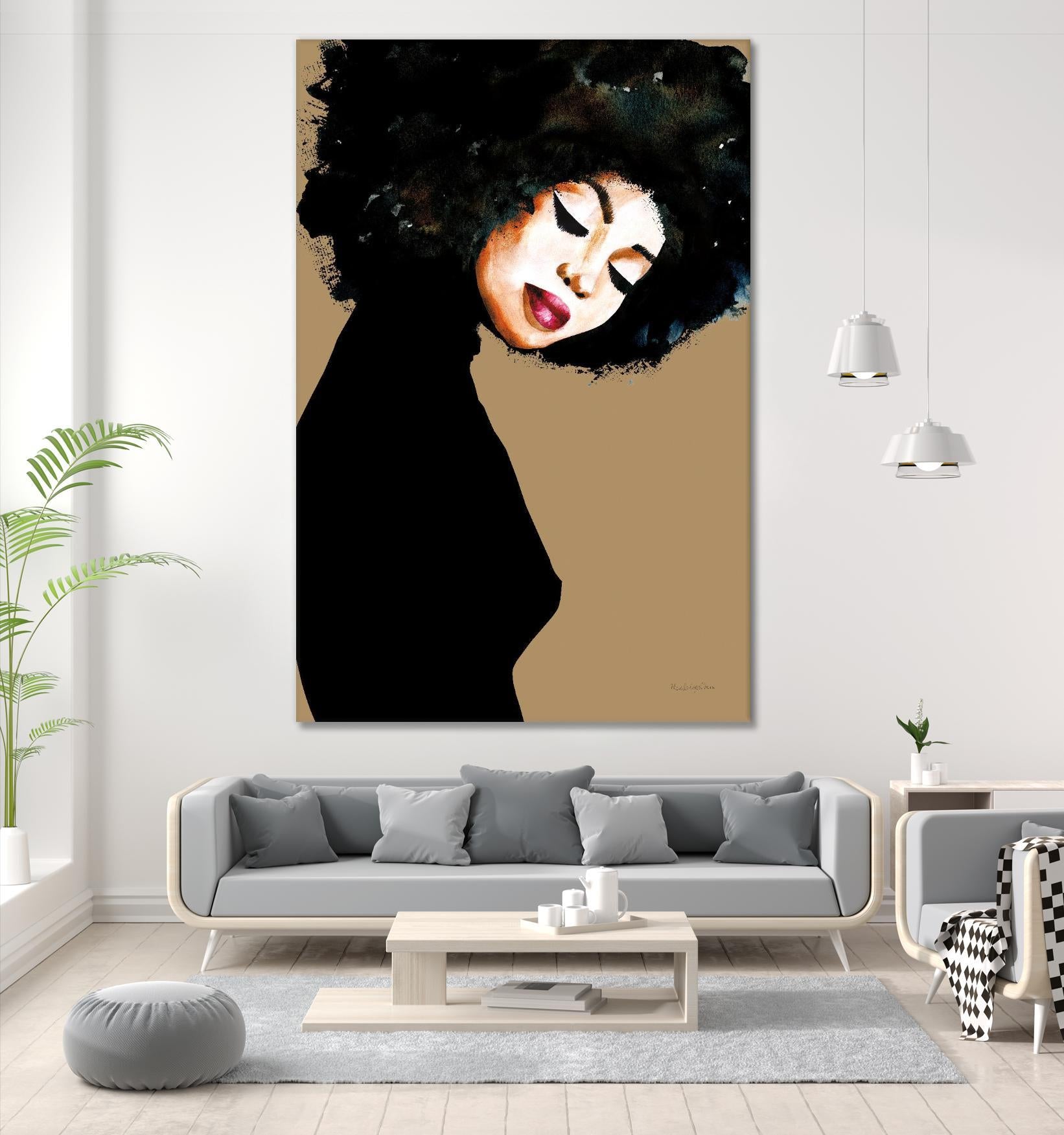 Soul by Mercedes Lopez Charo on GIANT ART - fashion african american woman