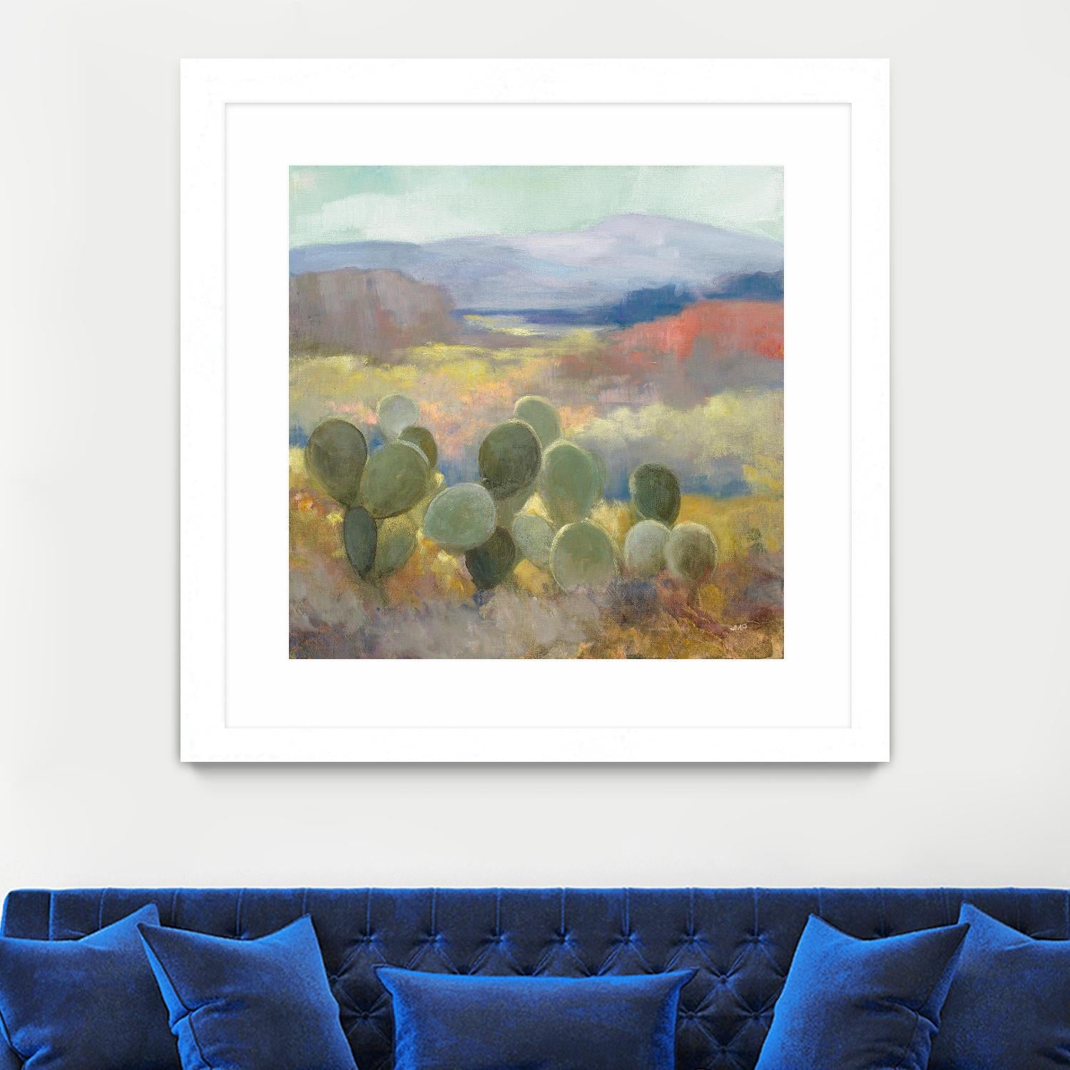 High Desert II by Julia Purinton on GIANT ART - landscape blue