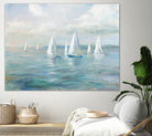 Setting Sail by Danhui Nai on GIANT ART - coastal & nautical blue