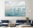 Setting Sail by Danhui Nai on GIANT ART - coastal & nautical blue
