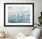 Setting Sail by Danhui Nai on GIANT ART - blue coastal & nautical sails