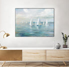Setting Sail by Danhui Nai on GIANT ART - coastal & nautical blue