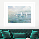 Setting Sail by Danhui Nai on GIANT ART - blue coastal & nautical sails
