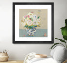 Kristens Peonies Neutral by Kellie Day on GIANT ART - florals aqua