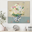 Kristens Peonies Neutral by Kellie Day on GIANT ART - florals aqua