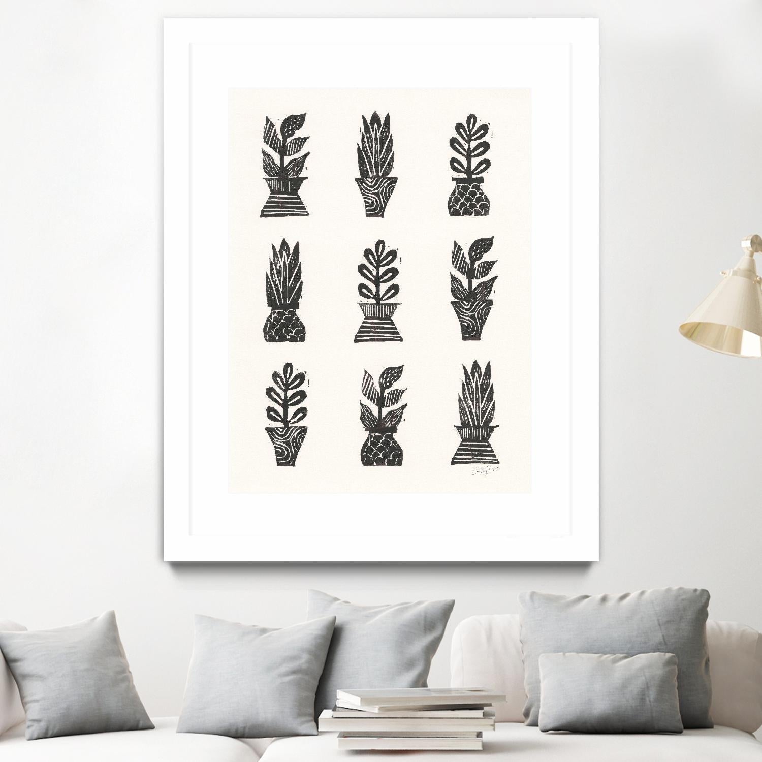 Planted by Courtney Prahl on GIANT ART - white botanical stems