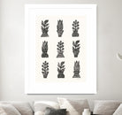 Planted by Courtney Prahl on GIANT ART - white botanical stems