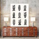 Planted by Courtney Prahl on GIANT ART - white botanical stems