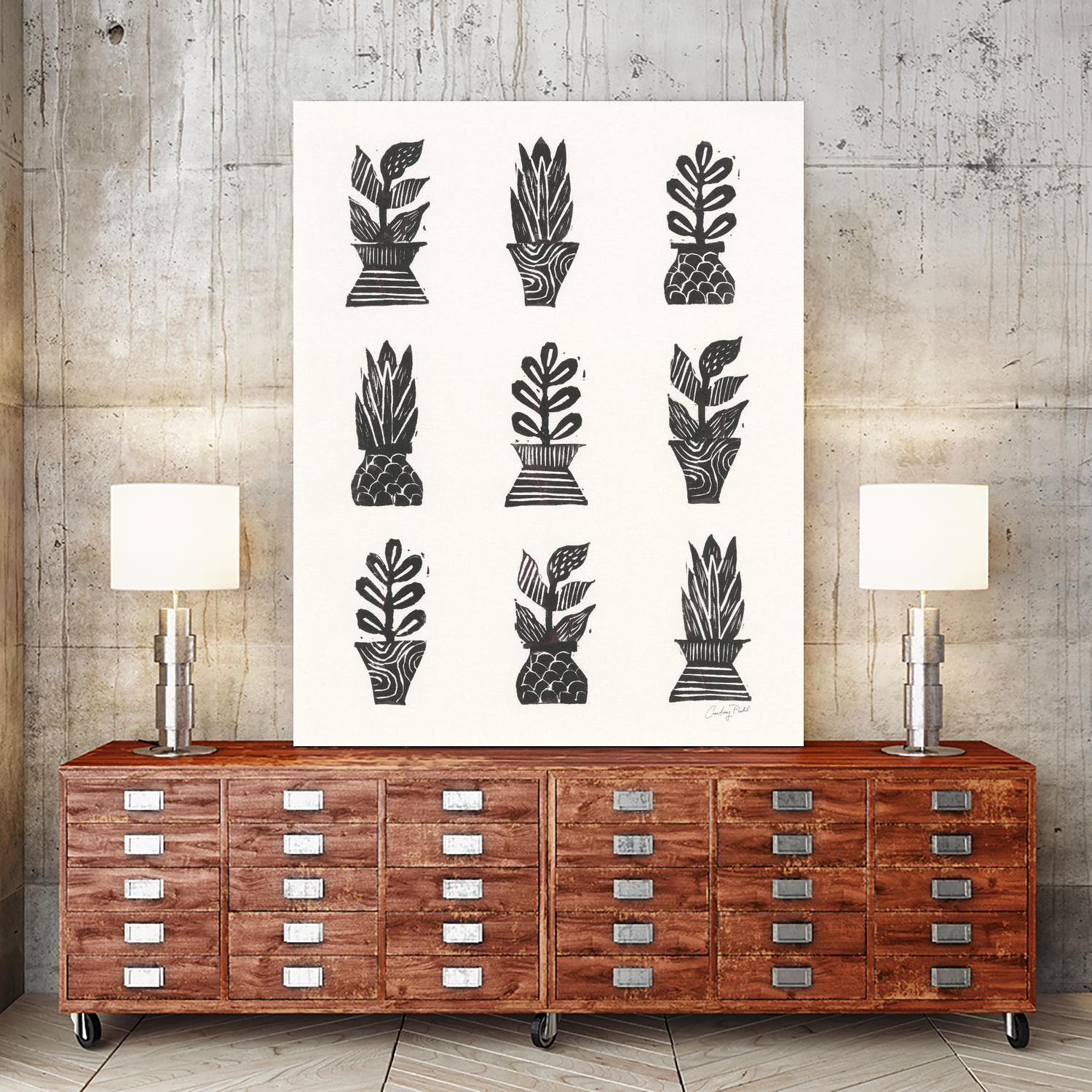 Planted by Courtney Prahl on GIANT ART - white botanical stems