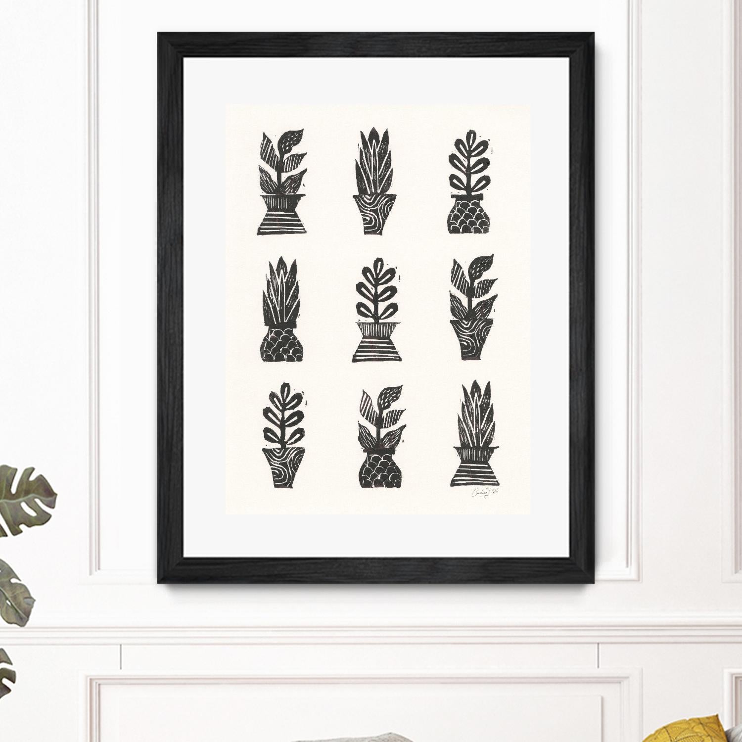 Planted by Courtney Prahl on GIANT ART - white botanical stems