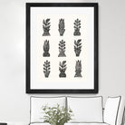 Planted by Courtney Prahl on GIANT ART - white botanical stems