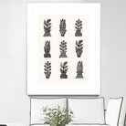 Planted by Courtney Prahl on GIANT ART - white botanical stems