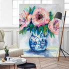 Sophisticated by Jeanette Vertentes on GIANT ART - florals aqua