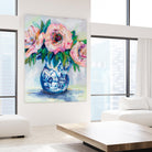 Sophisticated by Jeanette Vertentes on GIANT ART - florals aqua