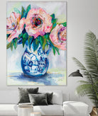 Sophisticated by Jeanette Vertentes on GIANT ART - florals aqua
