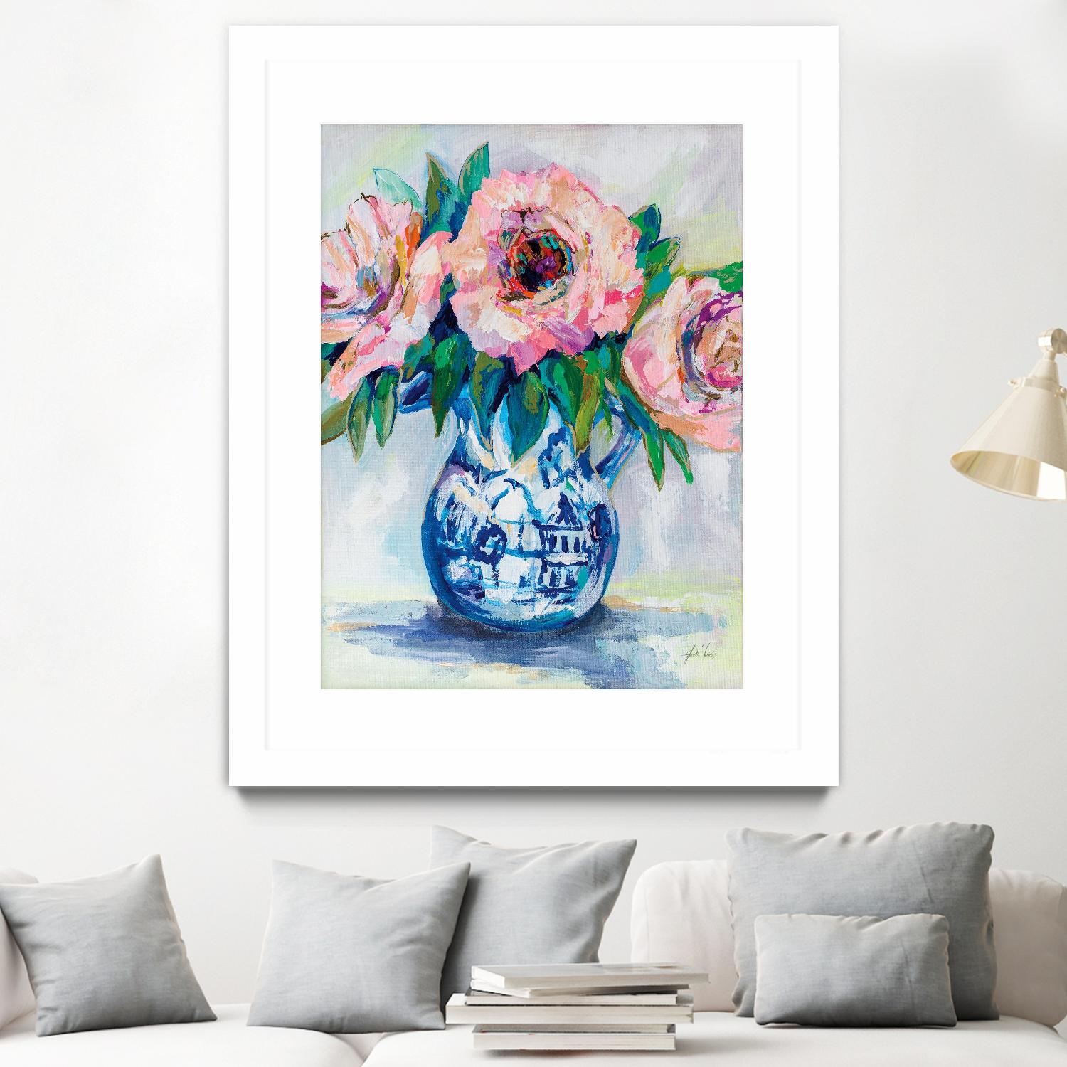 Sophisticated by Jeanette Vertentes on GIANT ART - pink botanical floral
