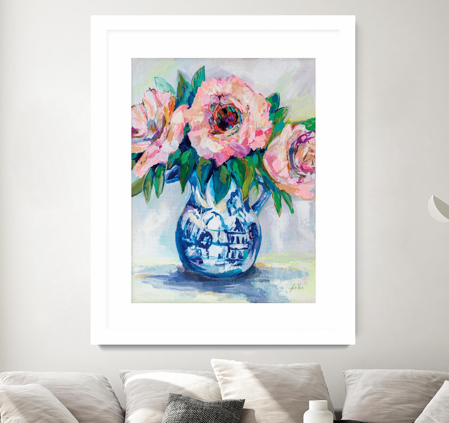 Sophisticated by Jeanette Vertentes on GIANT ART - pink botanical floral