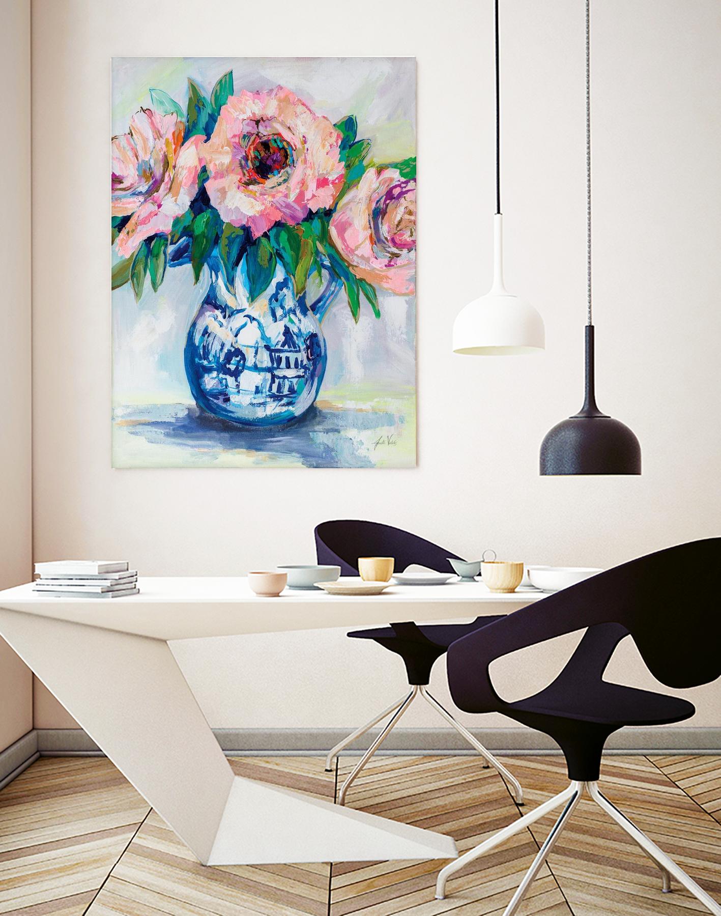 Sophisticated by Jeanette Vertentes on GIANT ART - pink botanical floral