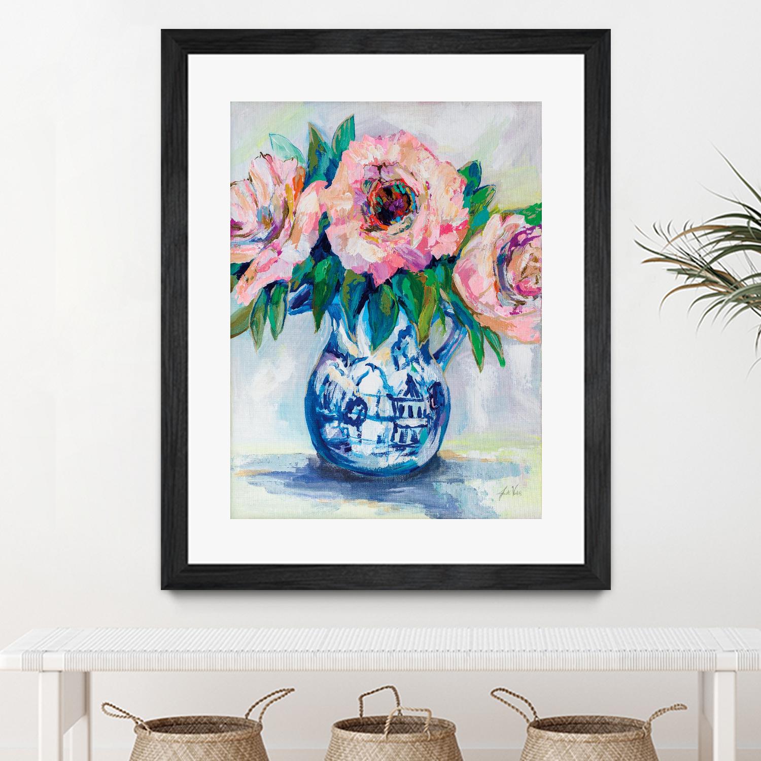Sophisticated by Jeanette Vertentes on GIANT ART - pink botanical floral