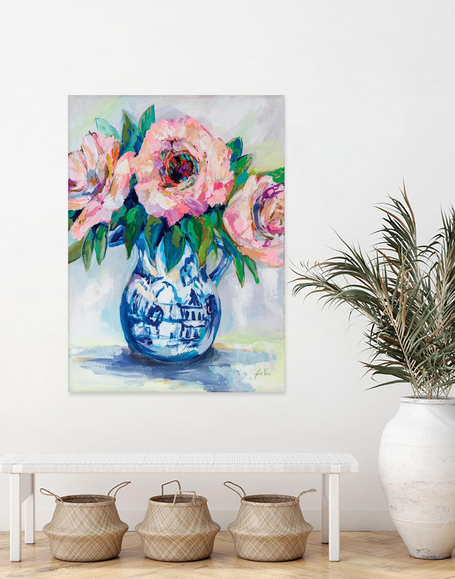 Sophisticated by Jeanette Vertentes on GIANT ART - pink botanical floral