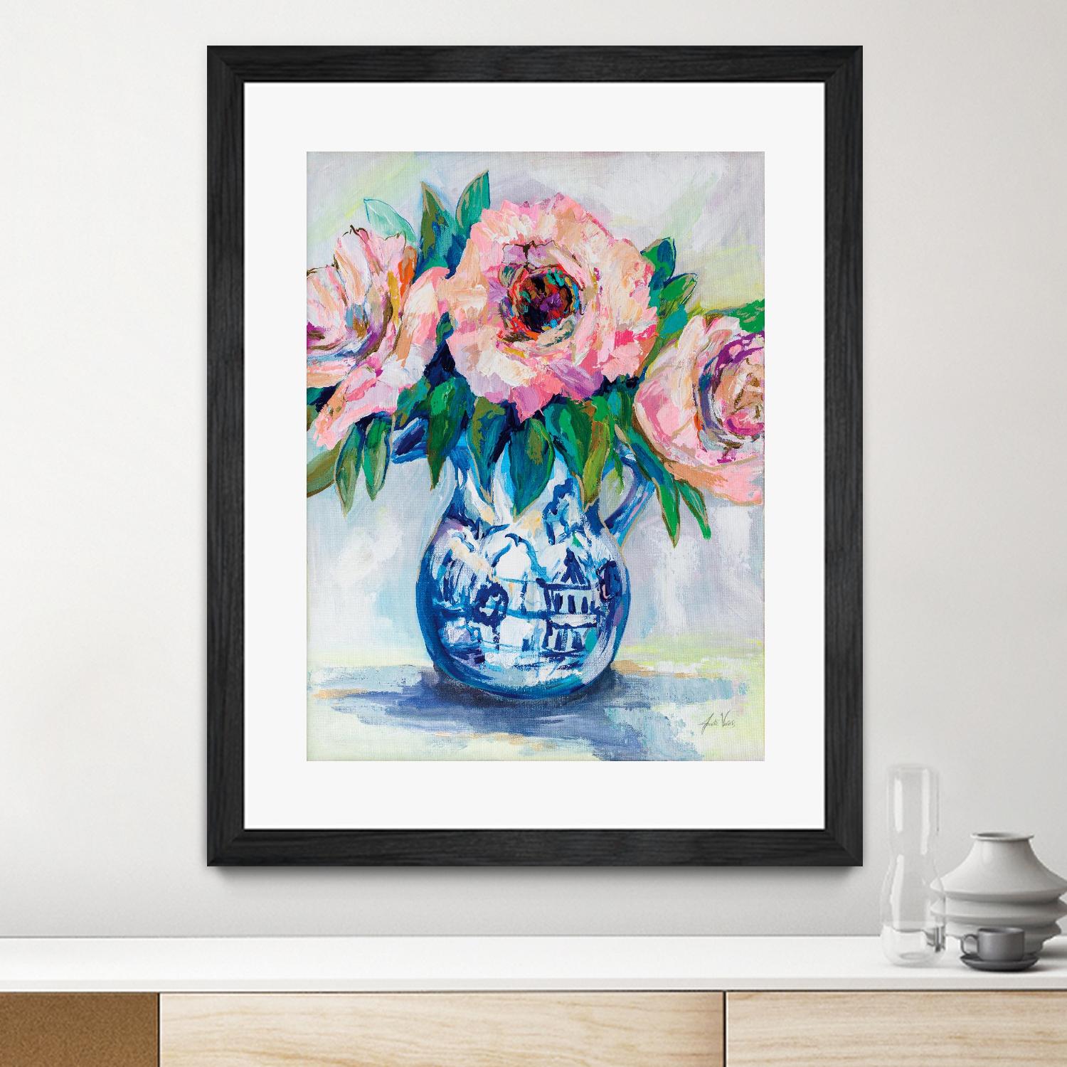 Sophisticated by Jeanette Vertentes on GIANT ART - pink botanical floral