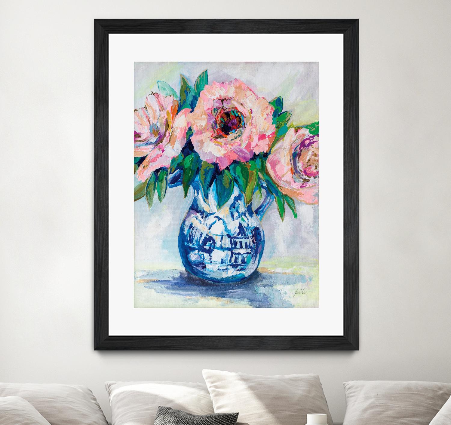 Sophisticated by Jeanette Vertentes on GIANT ART - pink botanical floral