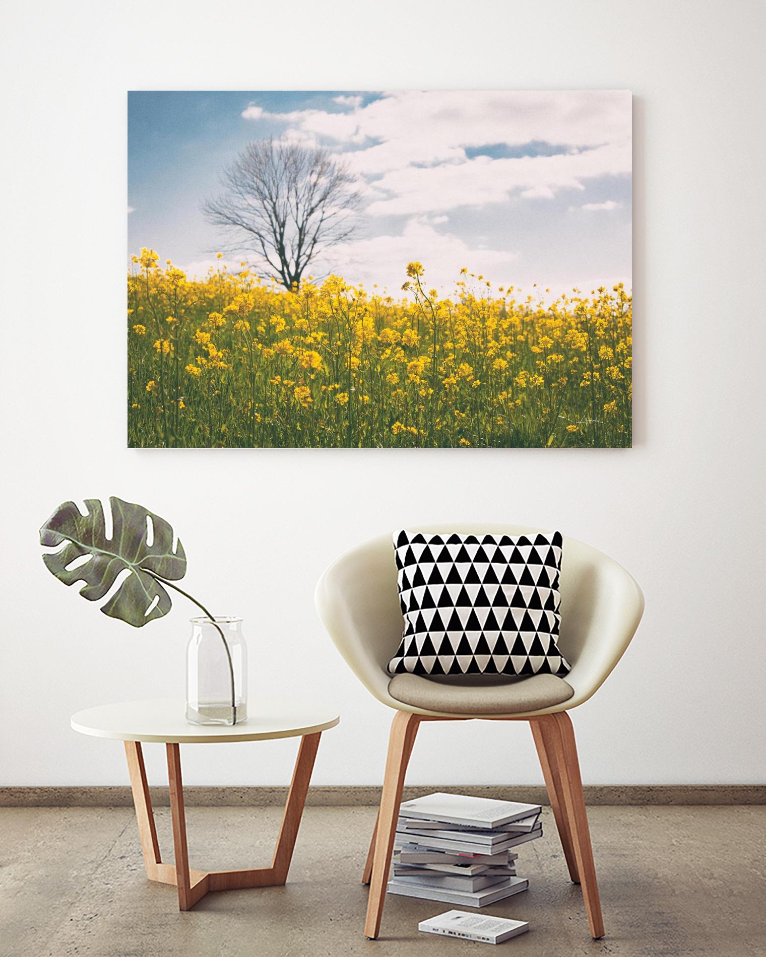 Spring Meadow by Aledanda on GIANT ART - blue flowers flowers
