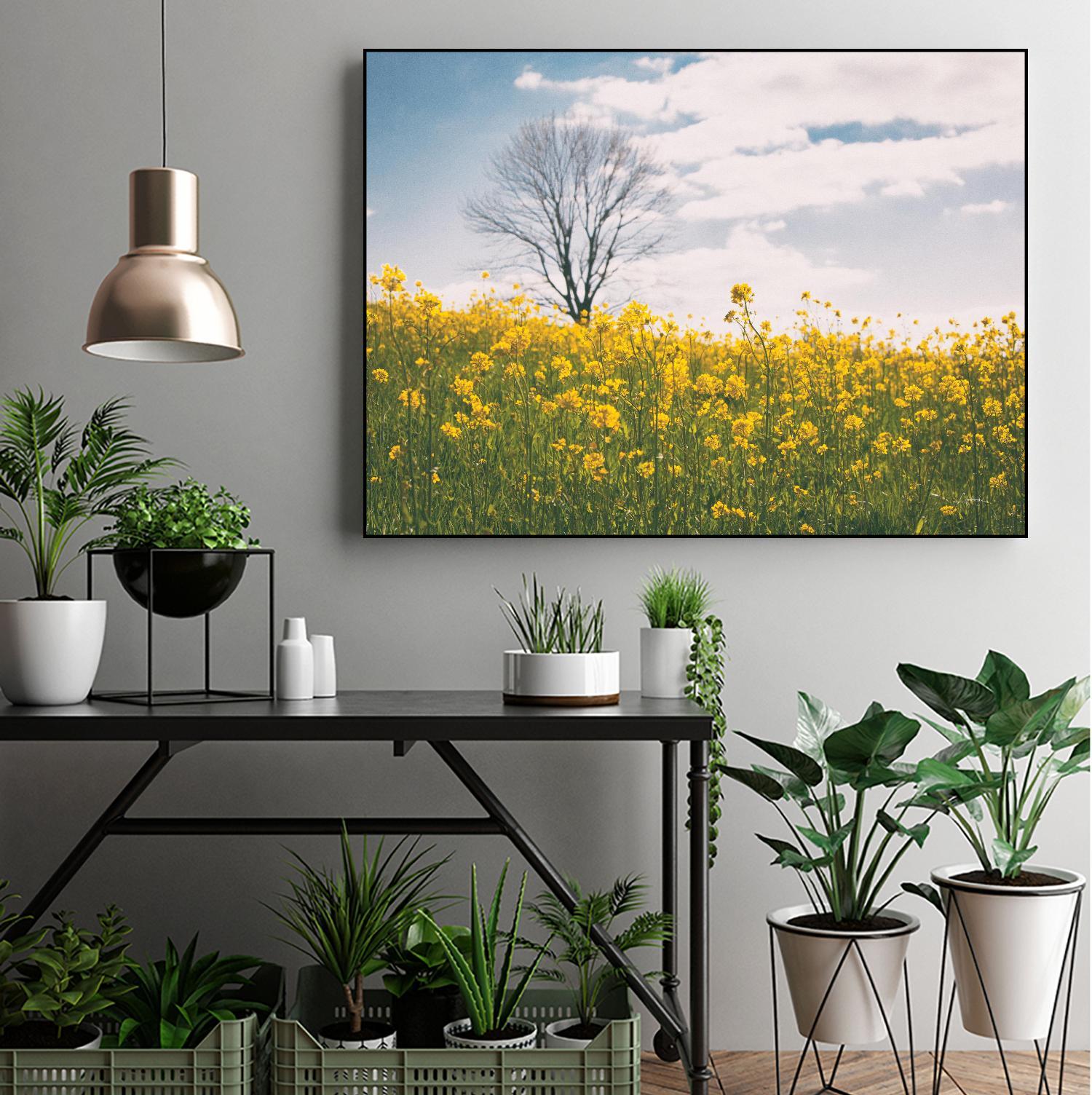 Spring Meadow by Aledanda on GIANT ART - landscape blue