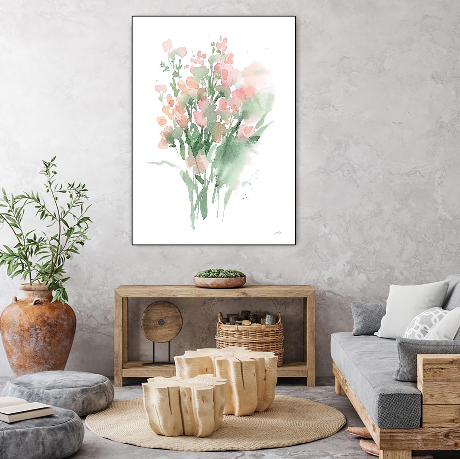 Vibrant Blooms II by Katrina Pete on GIANT ART - abstract abstract