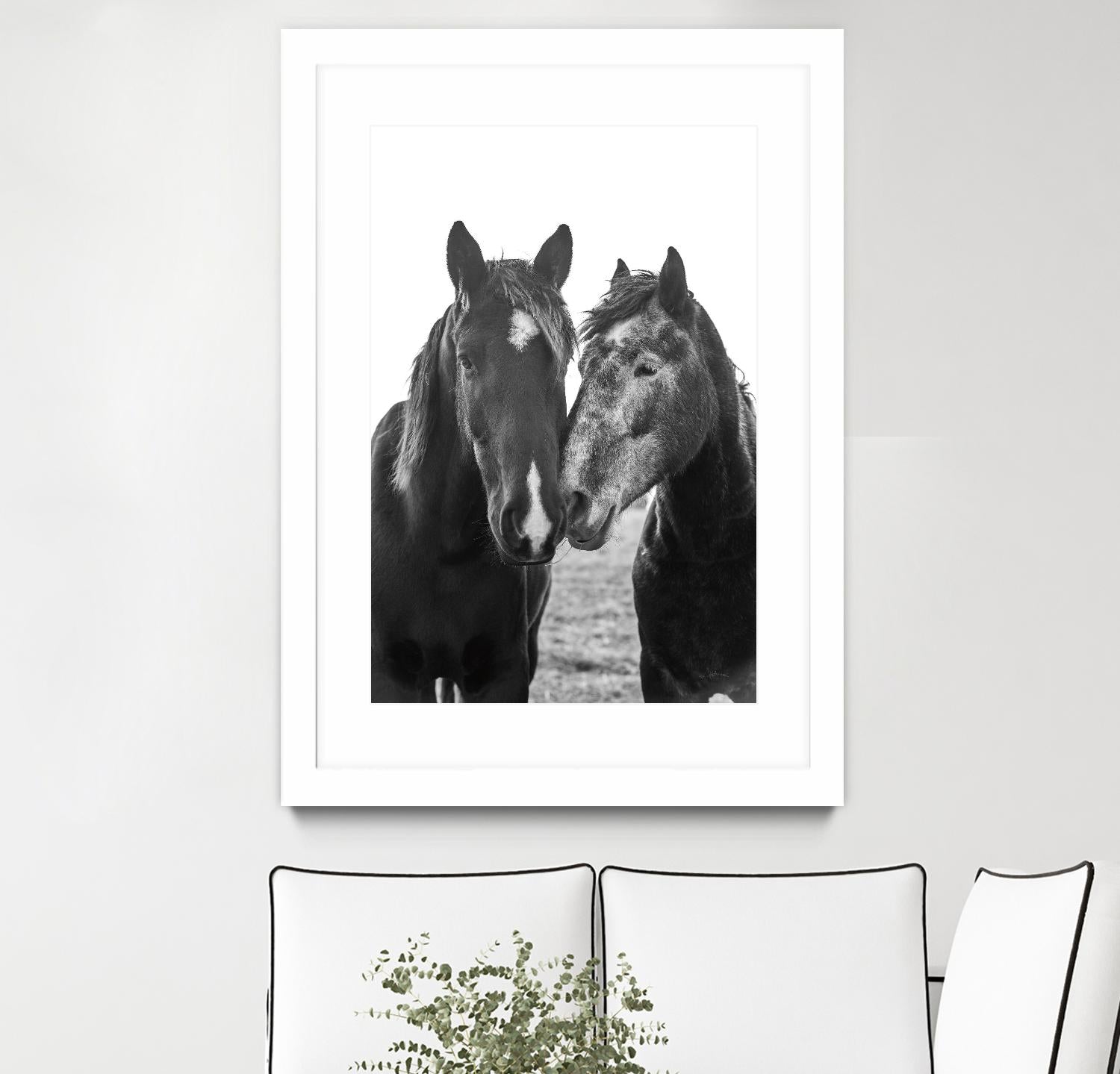 Good Friends Mane by Aledanda on GIANT ART - white farmhouse archibald