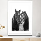 Good Friends Mane by Aledanda on GIANT ART - white farmhouse archibald