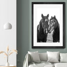 Good Friends Mane by Aledanda on GIANT ART - white farmhouse archibald