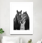 Good Friends Mane by Aledanda on GIANT ART - white farmhouse archibald