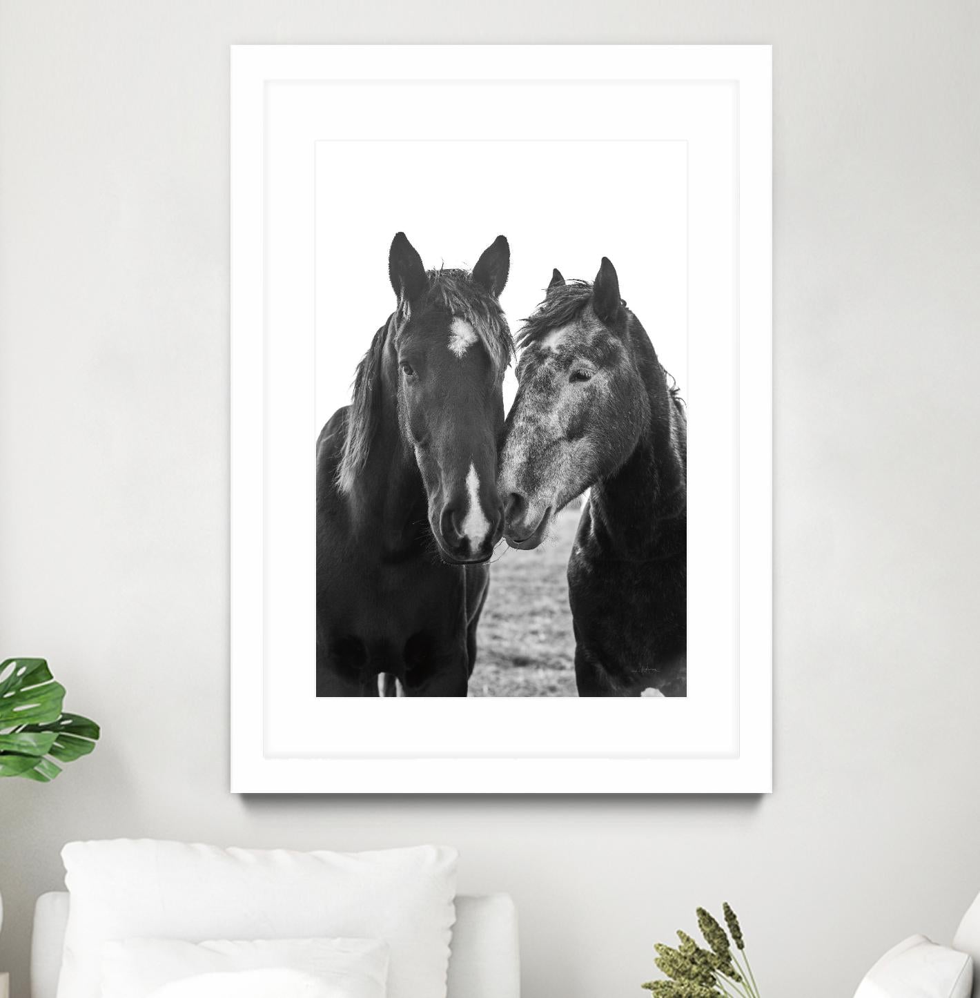 Good Friends Mane by Aledanda on GIANT ART - white farmhouse archibald