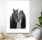 Good Friends Mane by Aledanda on GIANT ART - white farmhouse archibald