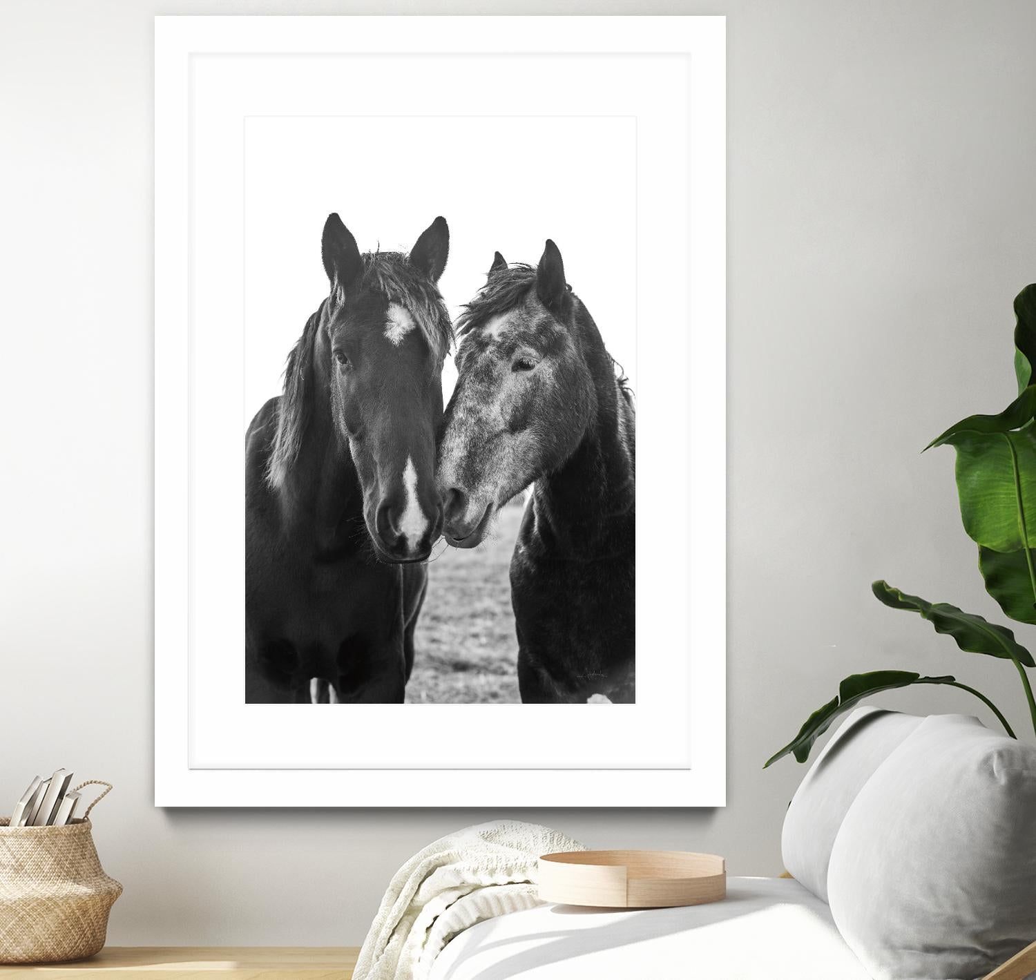 Good Friends Mane by Aledanda on GIANT ART - white farmhouse archibald