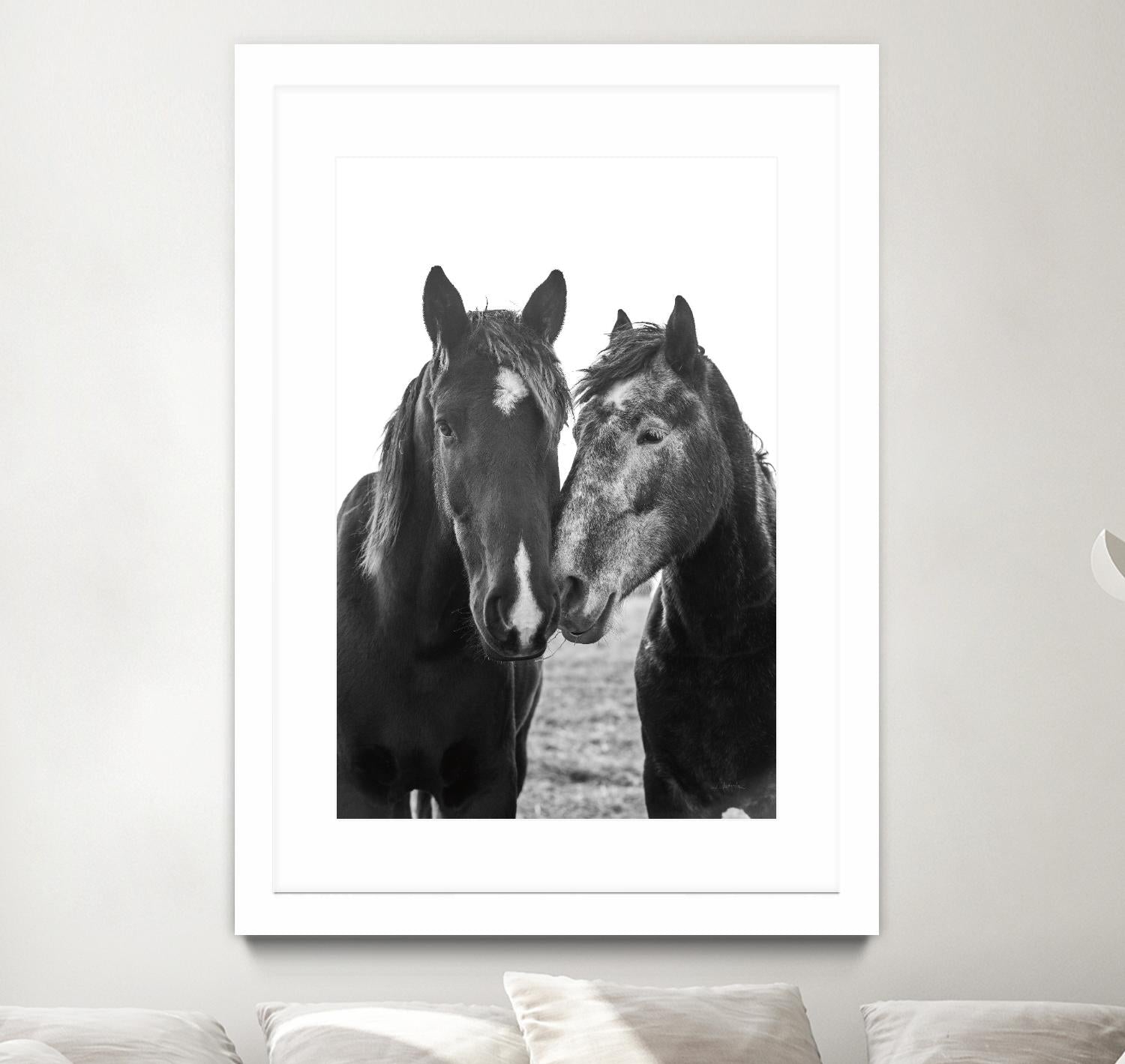 Good Friends Mane by Aledanda on GIANT ART - white farmhouse archibald