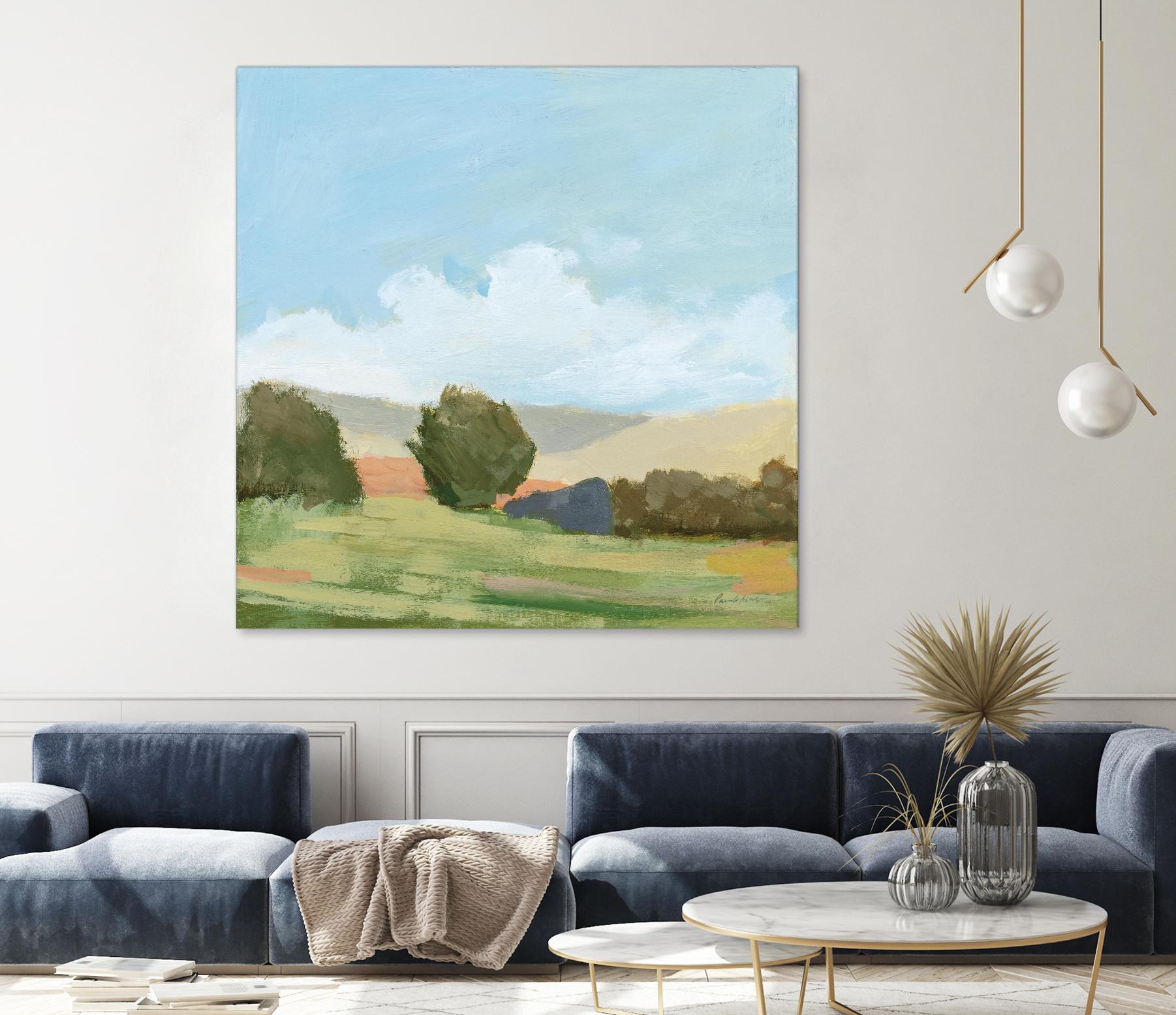 Early Spring by Pamela Munger on GIANT ART - landscape blue