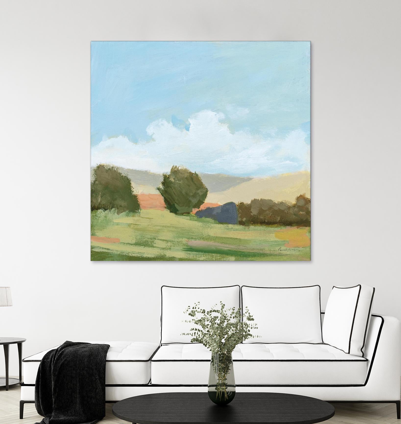 Early Spring by Pamela Munger on GIANT ART - landscape blue