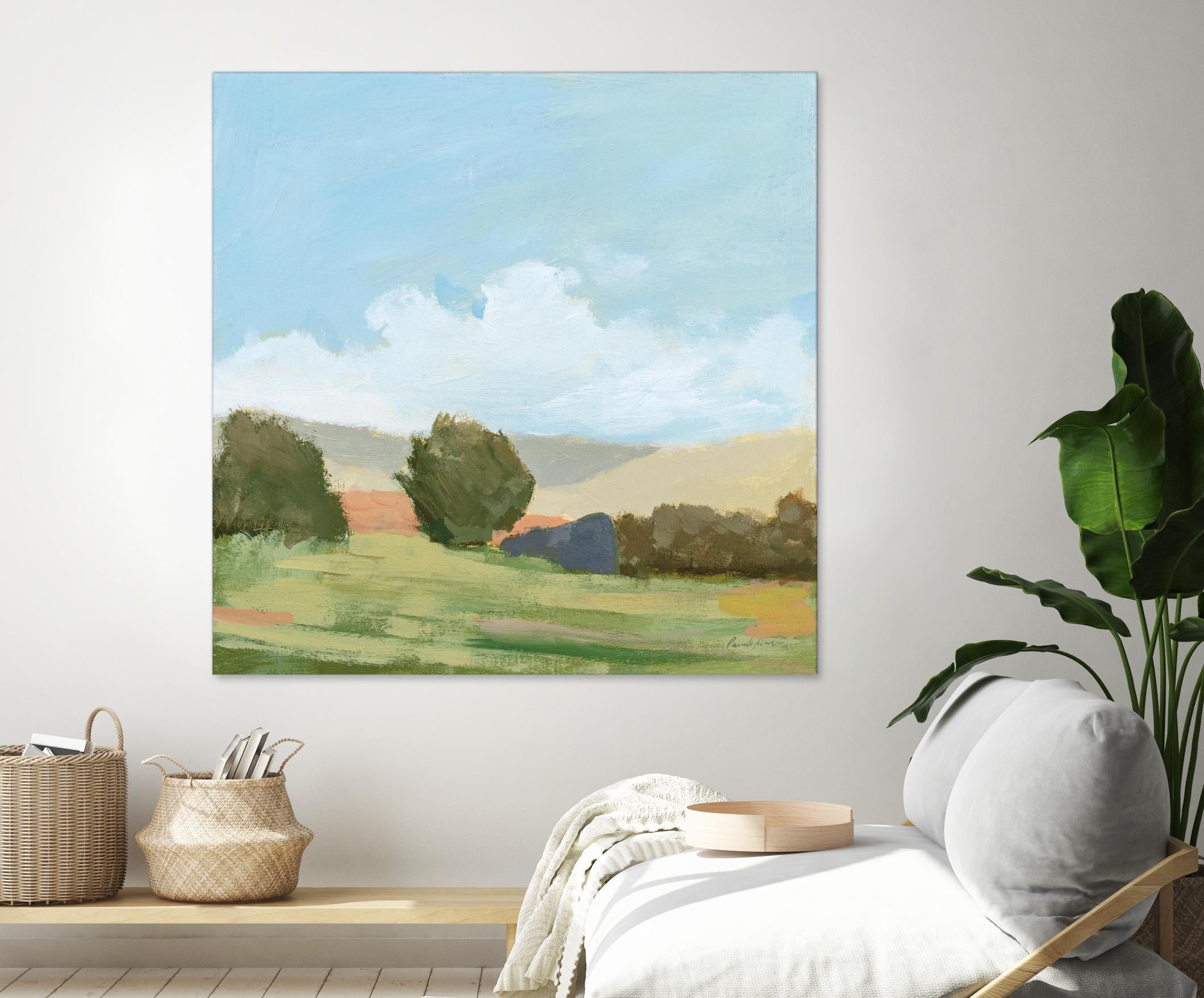 Early Spring by Pamela Munger on GIANT ART - landscape blue