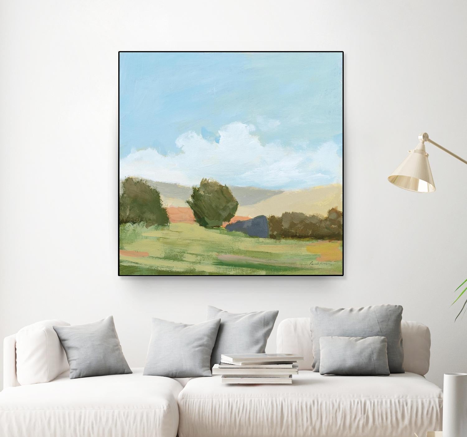 Early Spring by Pamela Munger on GIANT ART - landscape blue