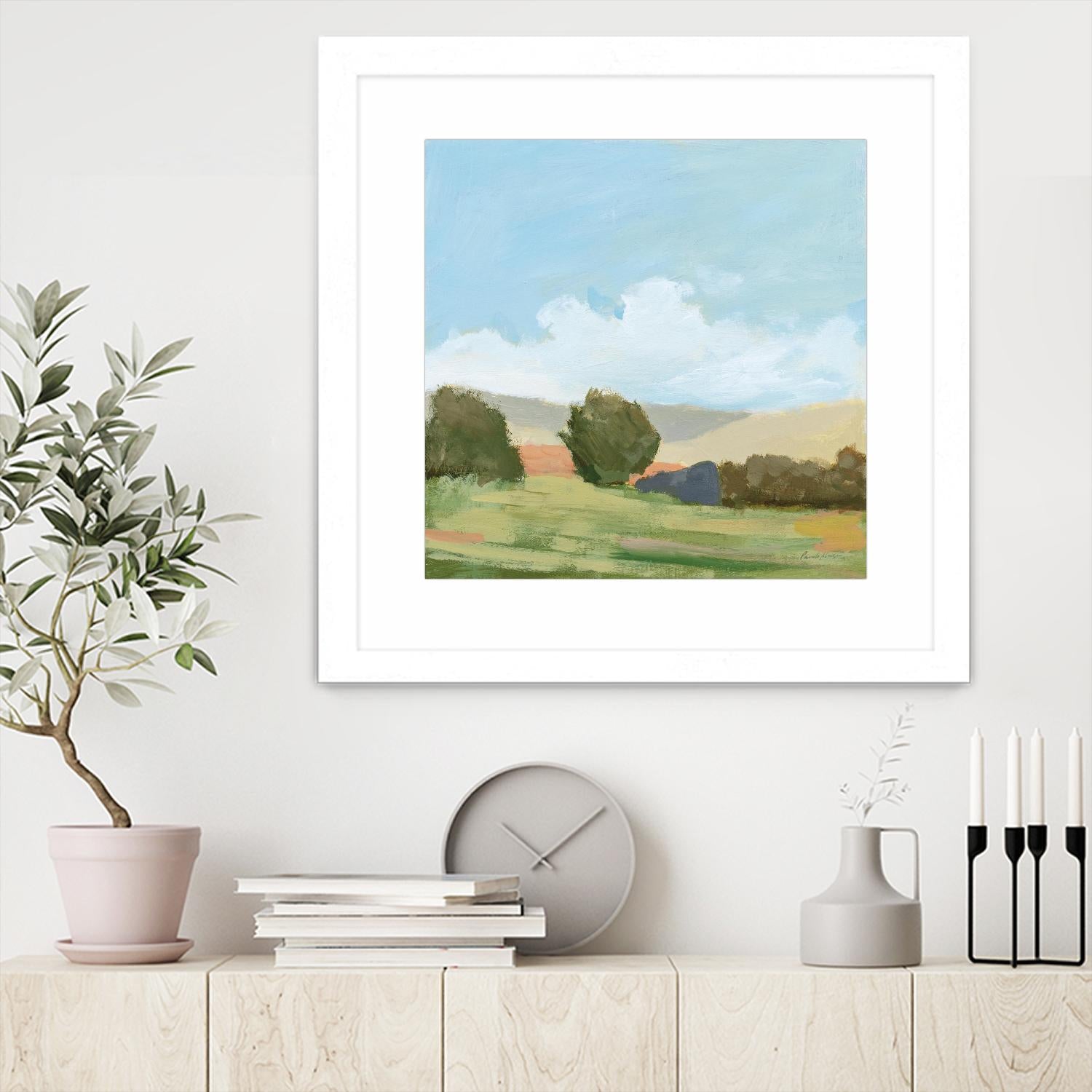 Early Spring by Pamela Munger on GIANT ART - landscape blue