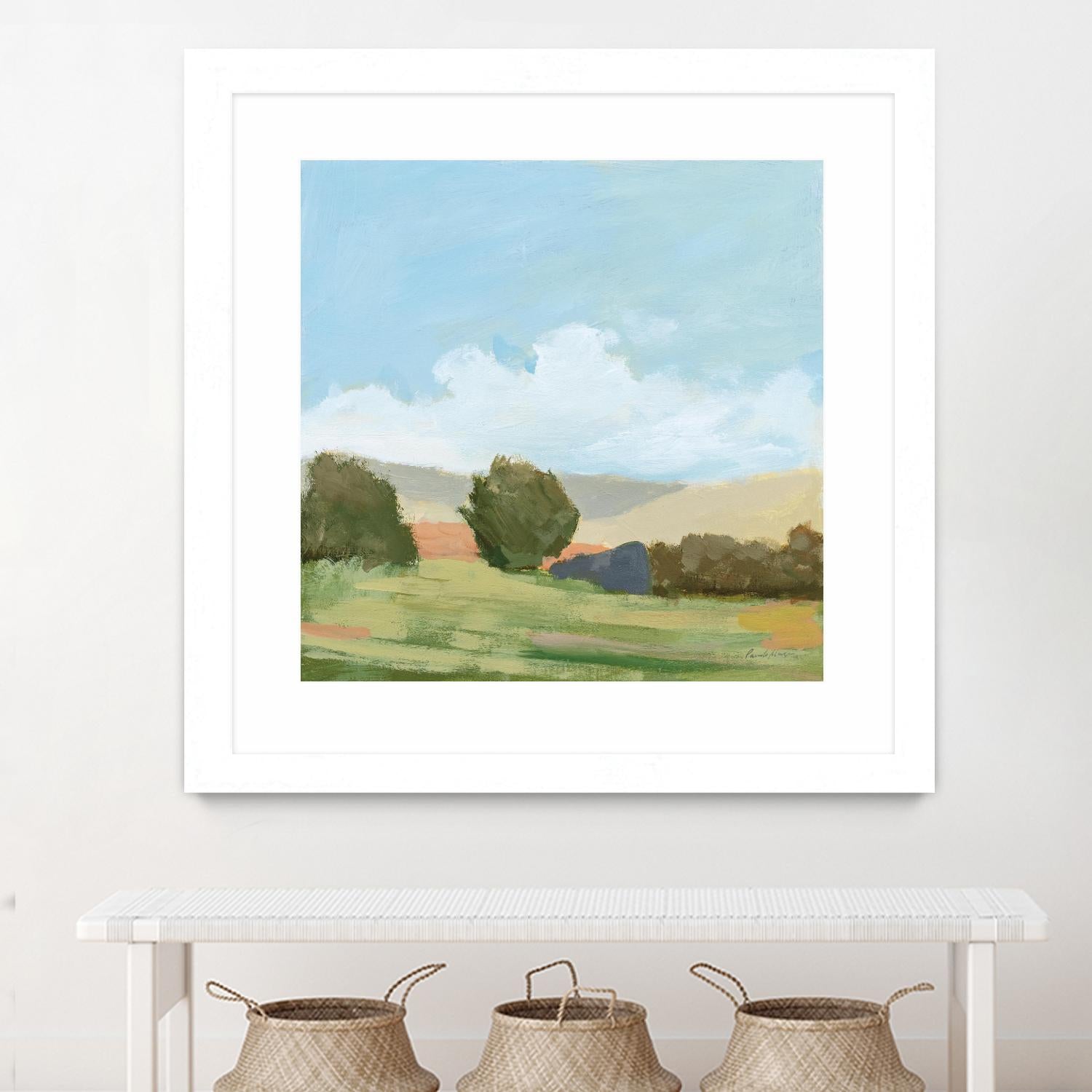 Early Spring by Pamela Munger on GIANT ART - landscape blue