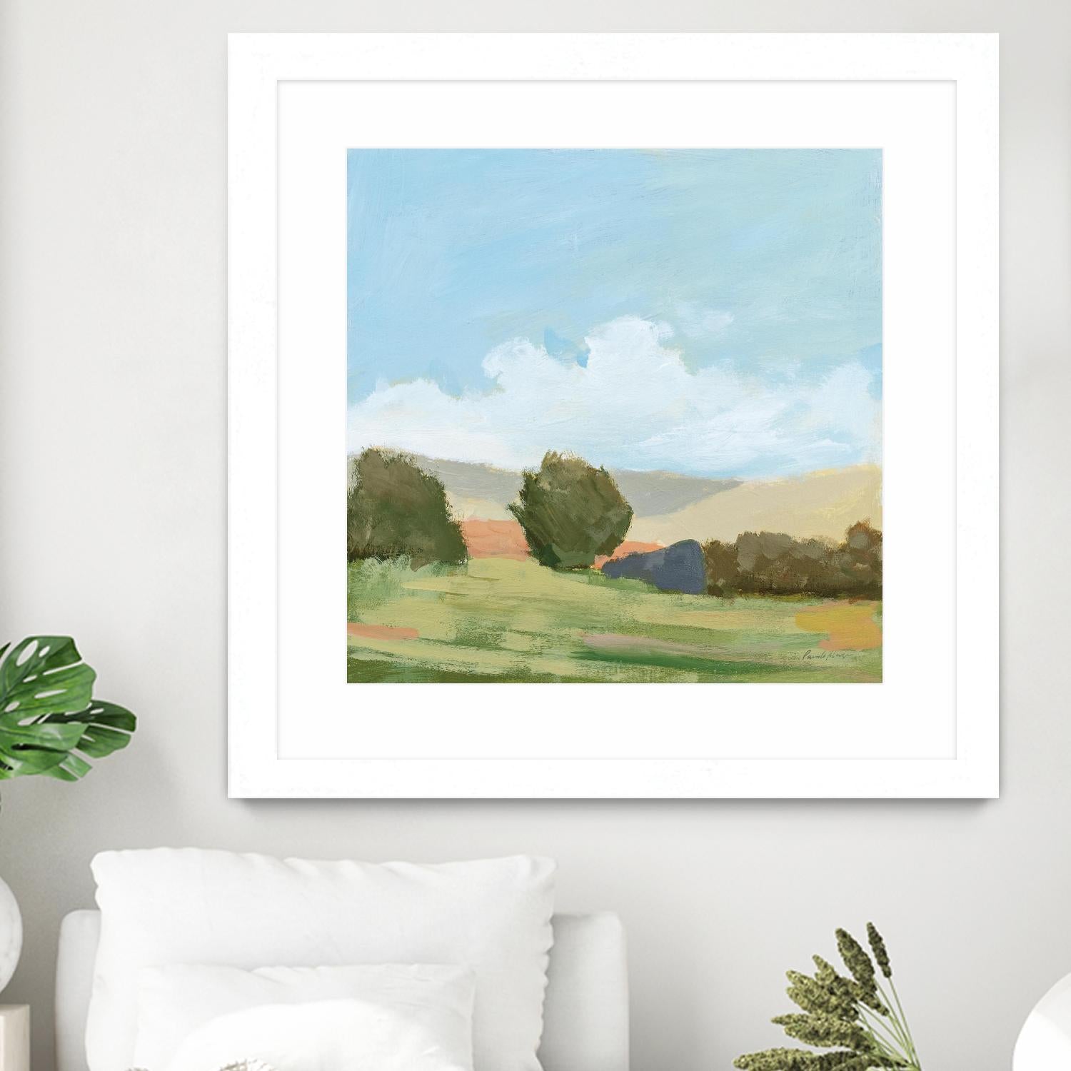 Early Spring by Pamela Munger on GIANT ART - landscape blue