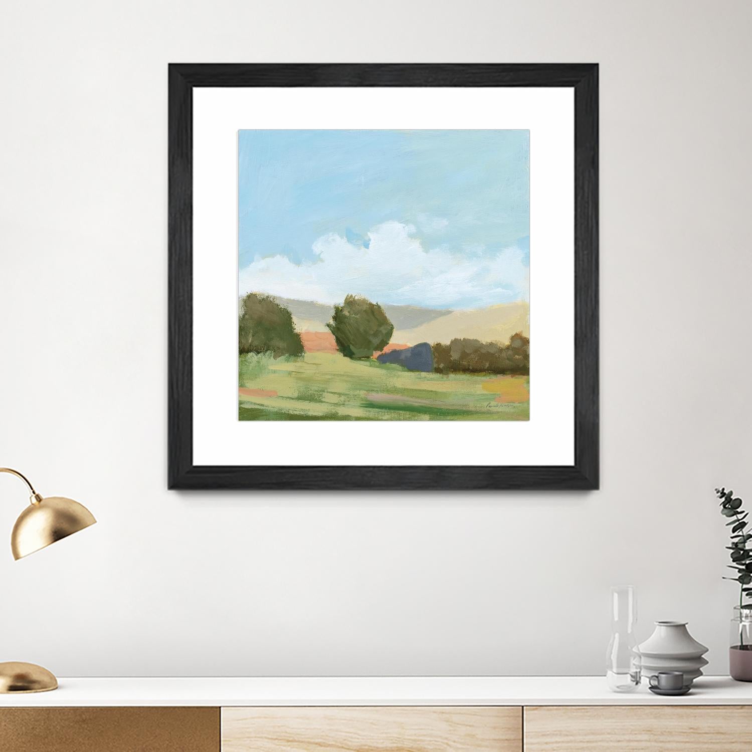 Early Spring by Pamela Munger on GIANT ART - landscape blue