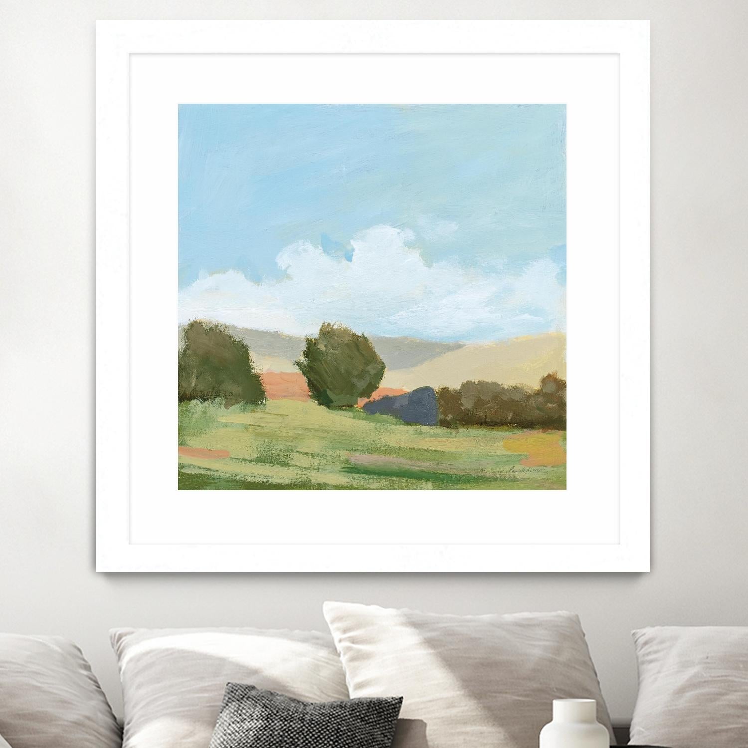 Early Spring by Pamela Munger on GIANT ART - landscape blue