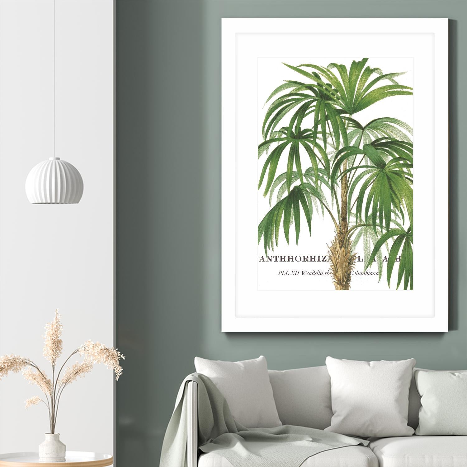 Riviera Palms II by Studio on GIANT ART - green tropical